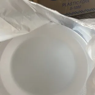 They gave us plates since we took it to a brewery