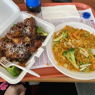 11. Sesame Chicken or Beef 41. Vegetable Fried Rice - Pint