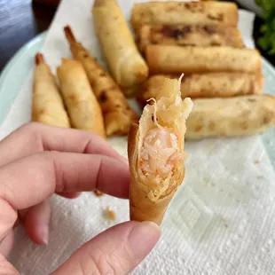 5/15/2021: inside shrimp eggroll
