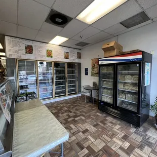 the inside of the store