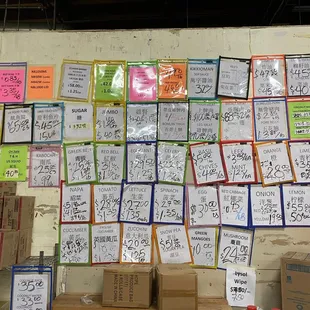 Some price and selection of products and so many more that I couldn&apos;t fit in the camera .