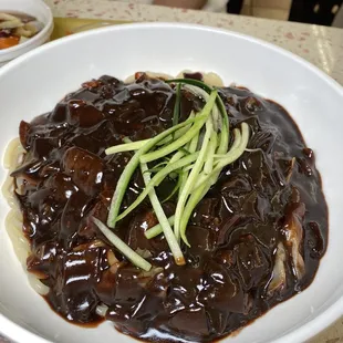 Jajangmyun 1. Black Bean Noodle