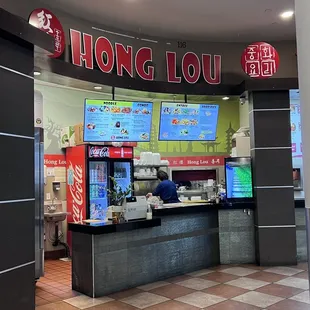 the interior of a restaurant