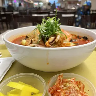 Spicy seafood soup