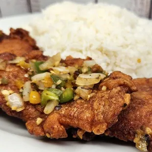 Fried Salt and Pepper pork.