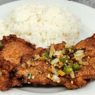 Fried Salt and Pepper pork.