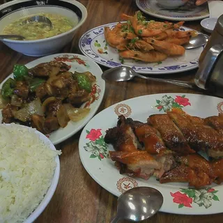 Egg Blossom with Fried Scallop Soup