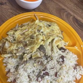 Egg Fuyong on Rice