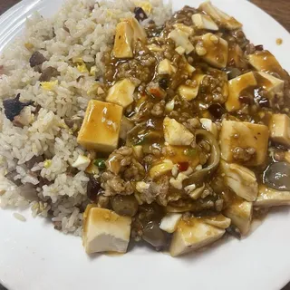 Mapo Tofu on Rice