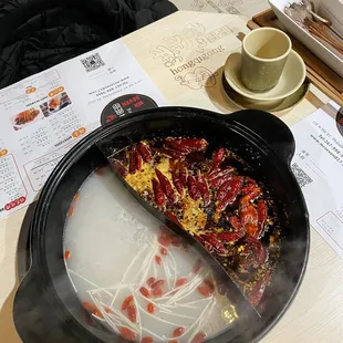 Spicy base and Bone sour base