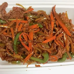 306. Shredded Beef Dry Sauteed Hunan Style