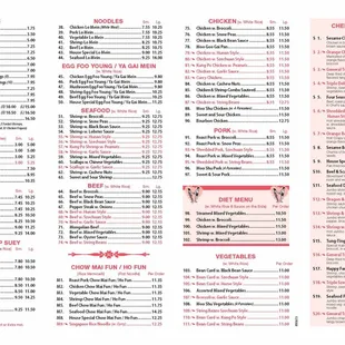 menu, sushi and sashimi