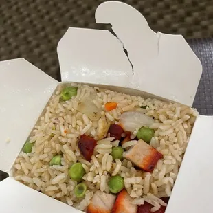 #80 Roast Pork Fried Rice (Pt) $5.75 Very tasty