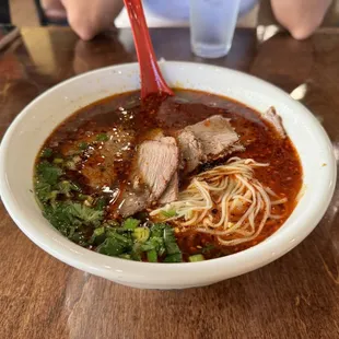 Signature beef noodle soup