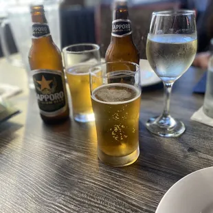 Great selection of beer and wine