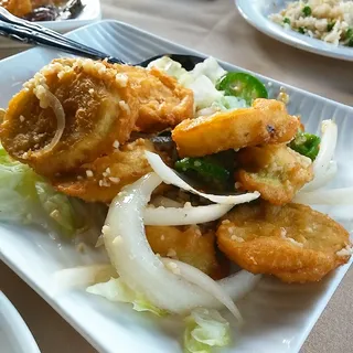 Salt Pepper Crispy Eggplant