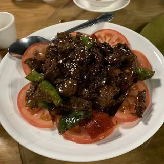 Fillet Mignon in Honey Pepper Lunch Special