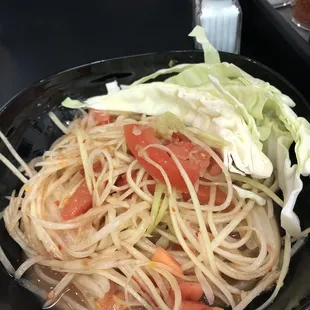 Papaya salad (Lao style)