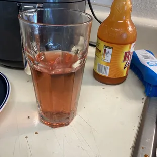 Rich, bold, and colorful. "Surrender" blood orange mead