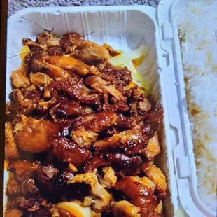Chicken &amp; Shrimp Teriyaki Combo