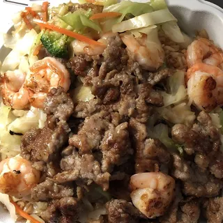 Beef & Shrimp Teriyaki