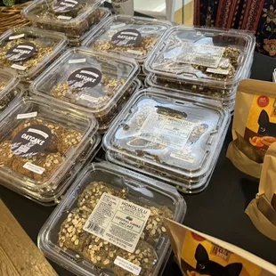 a variety of baked goods