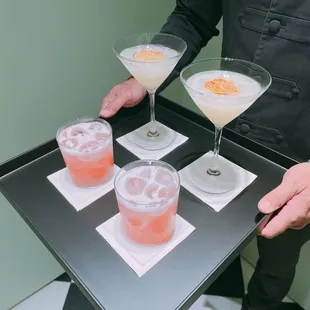 Not only do we have delicious cocktails, we also have staff to serve them.