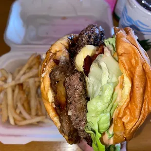 Aloha Elvis Burger Combo
