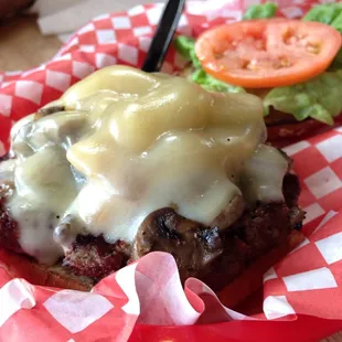 Mushroom mushroom burger