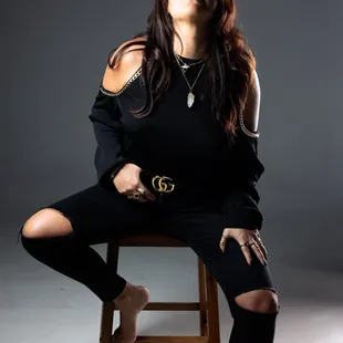 Portrait in our photo studio in Honolulu, Hawaii.
