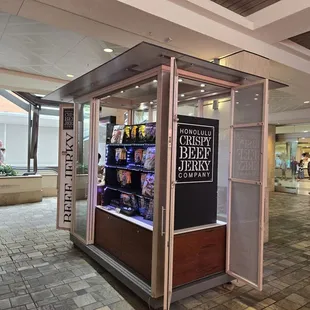 Kiosk on ground level