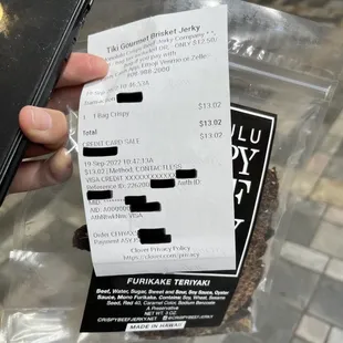 Furikake Teriyaki (price as of Sept &apos;22)