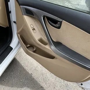 Dirty front passenger door