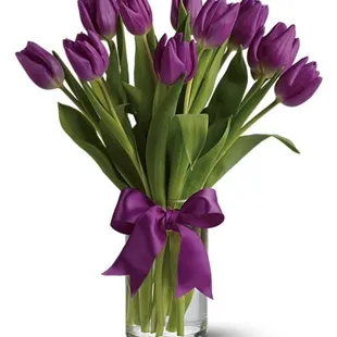 Passionate Purple Tulips