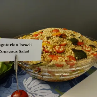 Vegetarian Israeli Couscous Salad