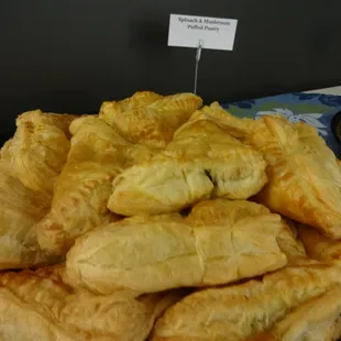 Spinach &amp; Mushroom Puffed Pastry