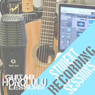 Today was &apos;student recording-session day&apos;! It&apos;s just like working up your current pieces and performing them for friends and family...