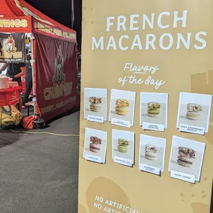 The flavors for the night