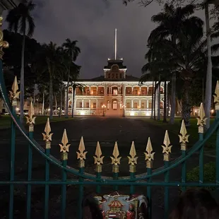 The palace, where are the queen was under house arrest in the right-hand bedroom for 8 months.