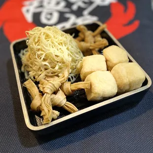 Dried bean curd stripe