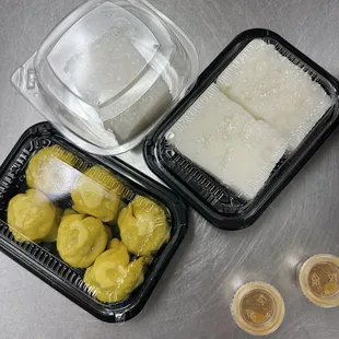 Rice cake and pork hash