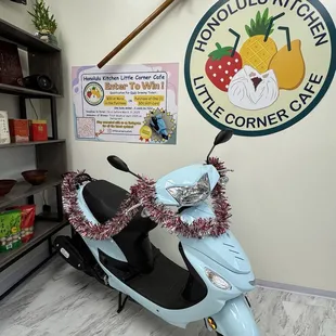 You could win this moped