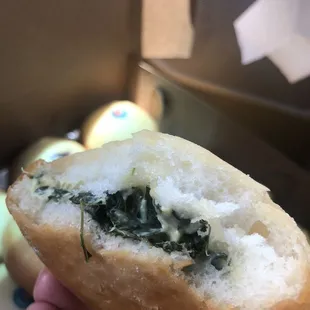 Spinach and cheese