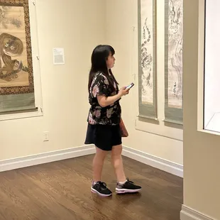 Granddaughter at Asian art