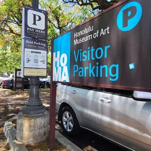 Visitor parking for HoMA