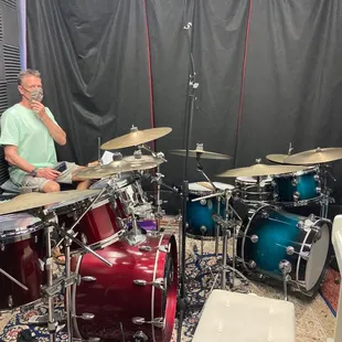 Drums room! With Scott :)