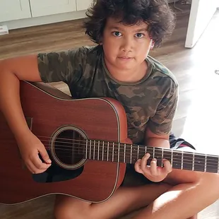 Happy guitar player, for years to come