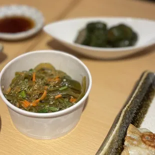 Extra dishes from the owner!