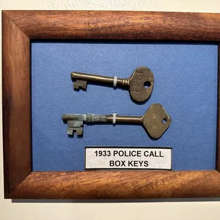 Call box keys
