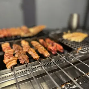 bacon on a grill